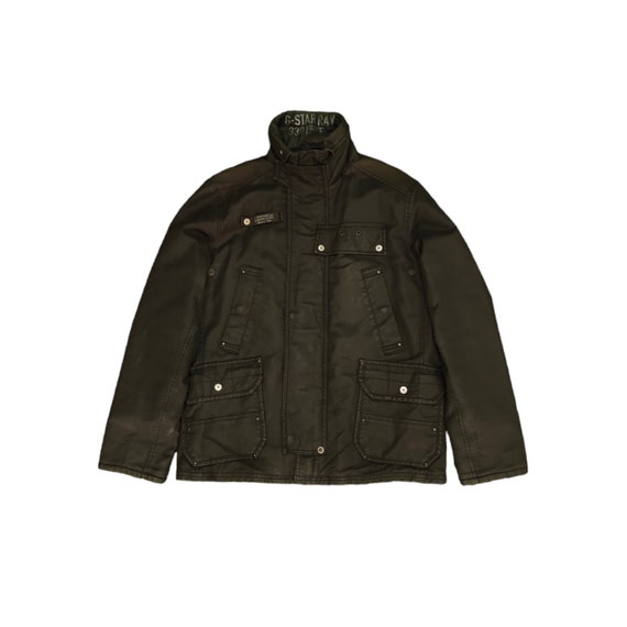 Vintage Y2k G-star Raw Multi Pocket Quilted Jacket True