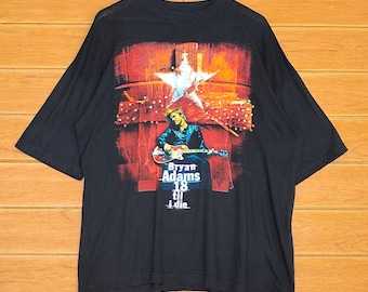 Vintage 90s Bryan Adams Tour T-shirt: 18 Til I Die, Size XL - Etsy UK