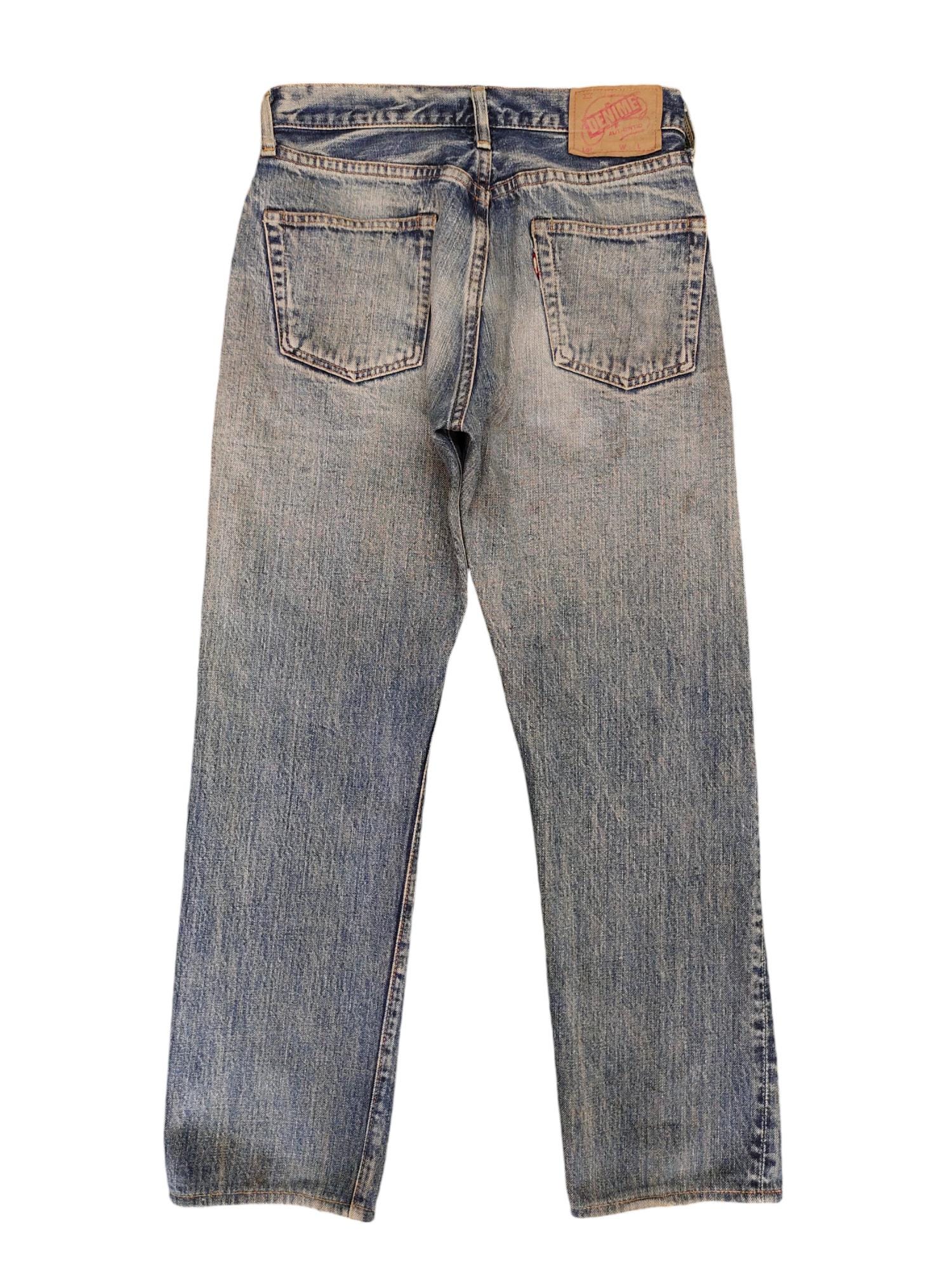 Vintage 90s Denime Japan Faded Raw Denim Jeans - Waist 29 - Etsy