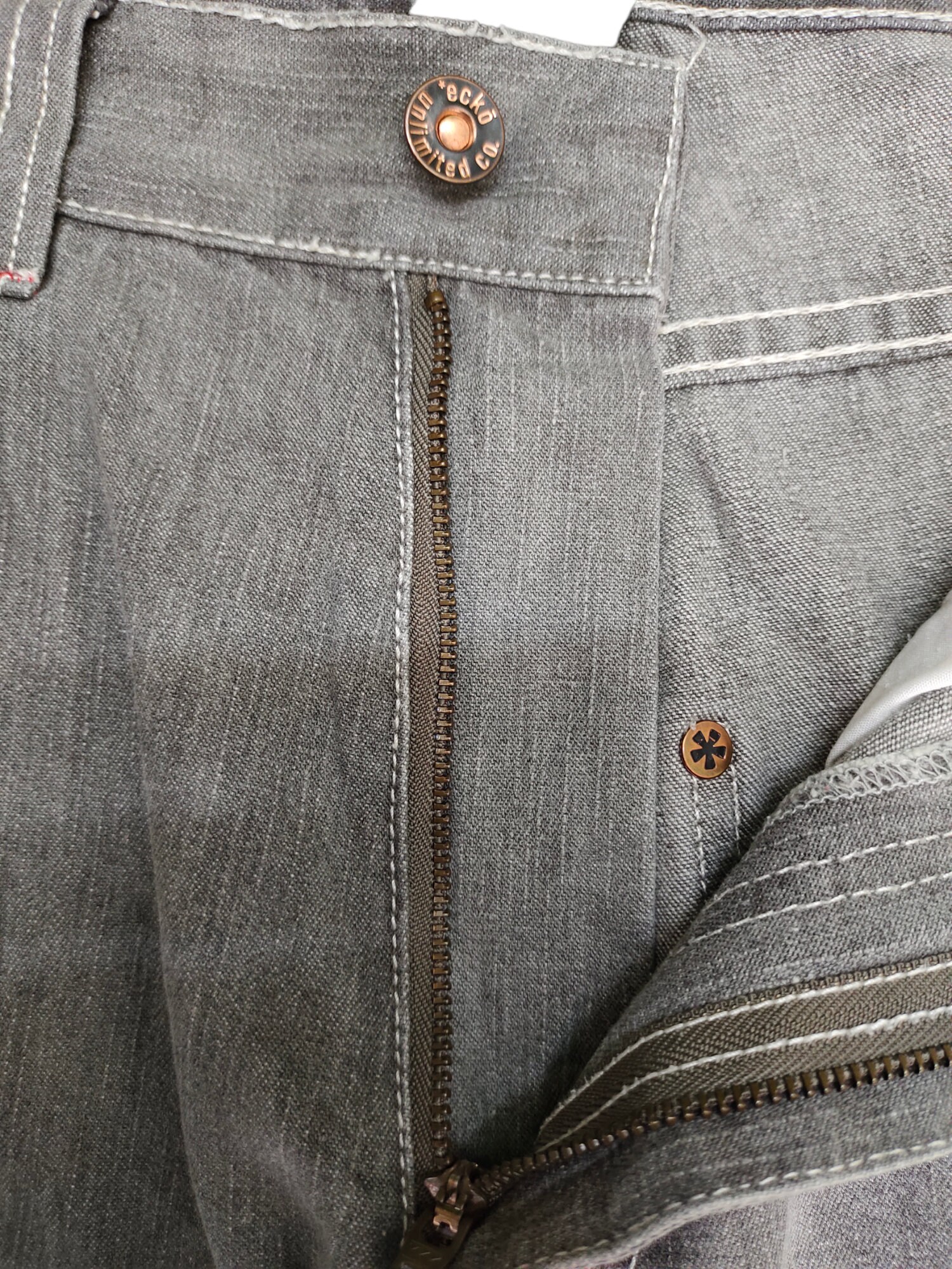 Ecko Unltd バギージーンズ：Y2Kヒップホップ ワイドレッグデニム 