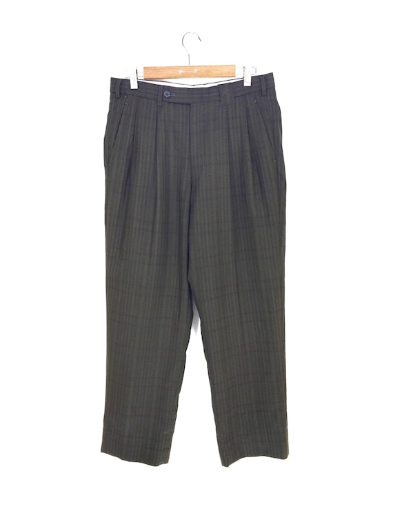 Vintage Classic BURBERRYS Checkered Baggy Trouser