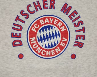 Vintage 90s FC Bayern Munich Soccer T-shirt Size M - Etsy