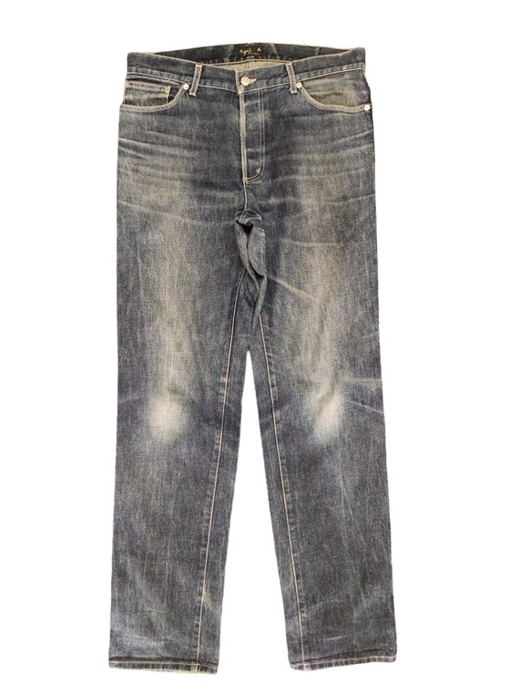 Buy W34x32 Vintage 90s Agnes B. Homme Denim Jeans Waist 34 Made in 