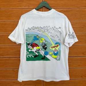 Vintage 80s Sport-Toons By Michael Cwieka 1989 Art T-Shirt / 3rd And Long! / Artwork Tee / Sport-toon Art Tee / Size M