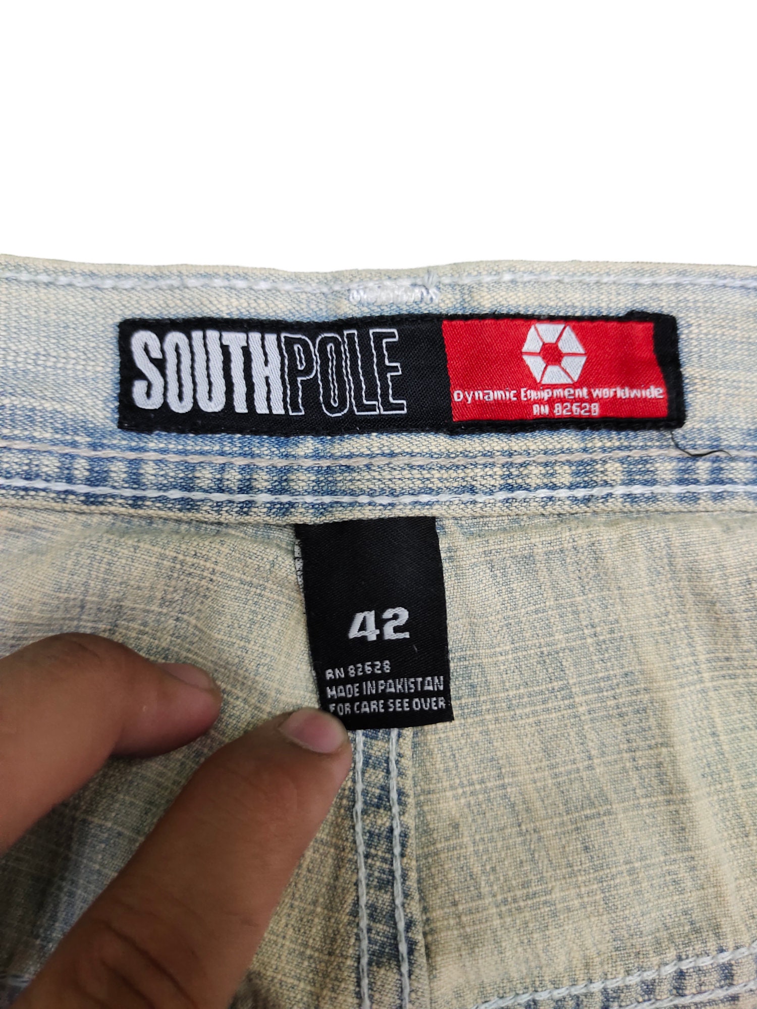 W41x33 Baggy Jeans Southpole Denim Wide Loose Y2k Streetwear W41x33 Baggy Jeans Southpole Denim Wide Loose Y2k Streetwear