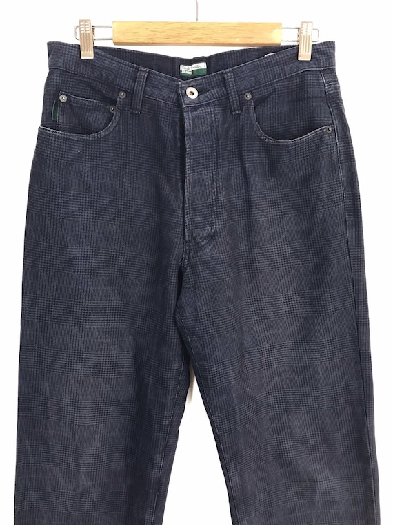 Paul Smith, W30x30 Rare Vintage PAUL SMITH Plaid Checkered Made In Japan Denim Jeans Waist 30