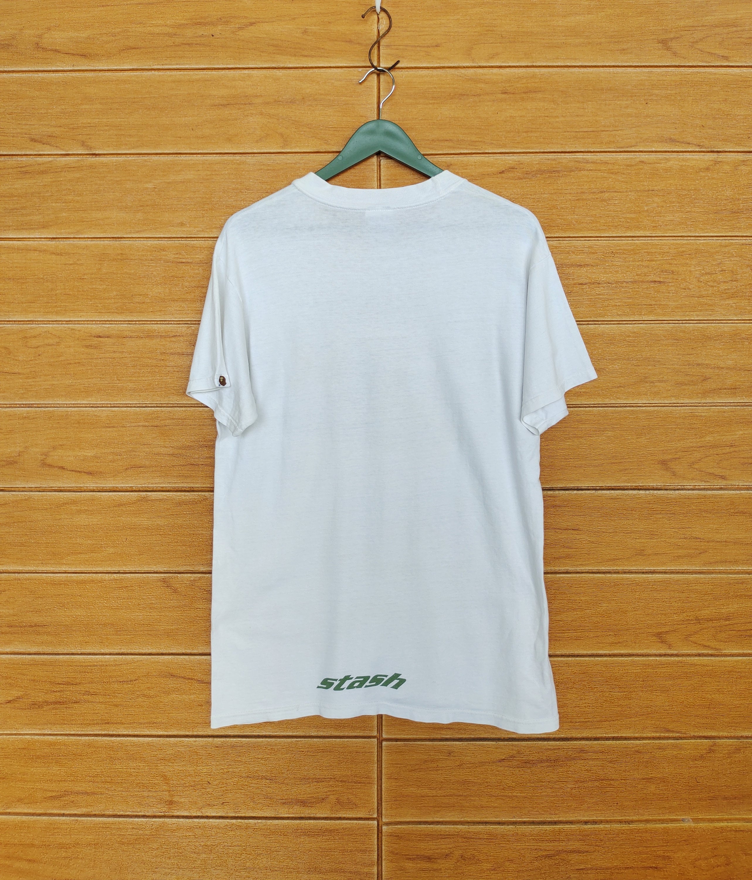 Vintage 90s BAPE Bapehead X Stash Hanes T-shirt / Bapehead
