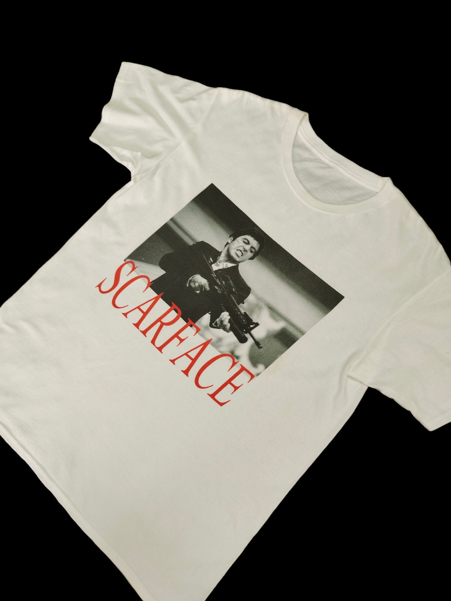 Vintage 2000s Scarface Movie Al Pacino Tony Montana T-shirt Size M 
