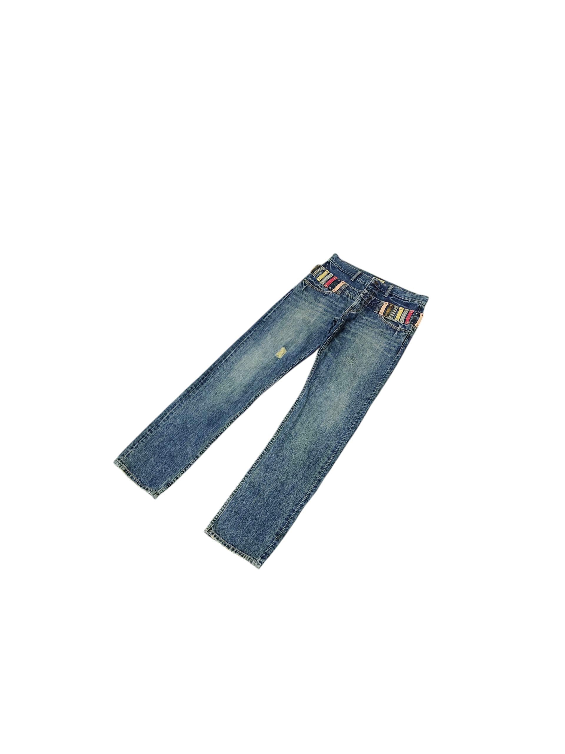 Ppfm Double Waisted Jeans - Etsy