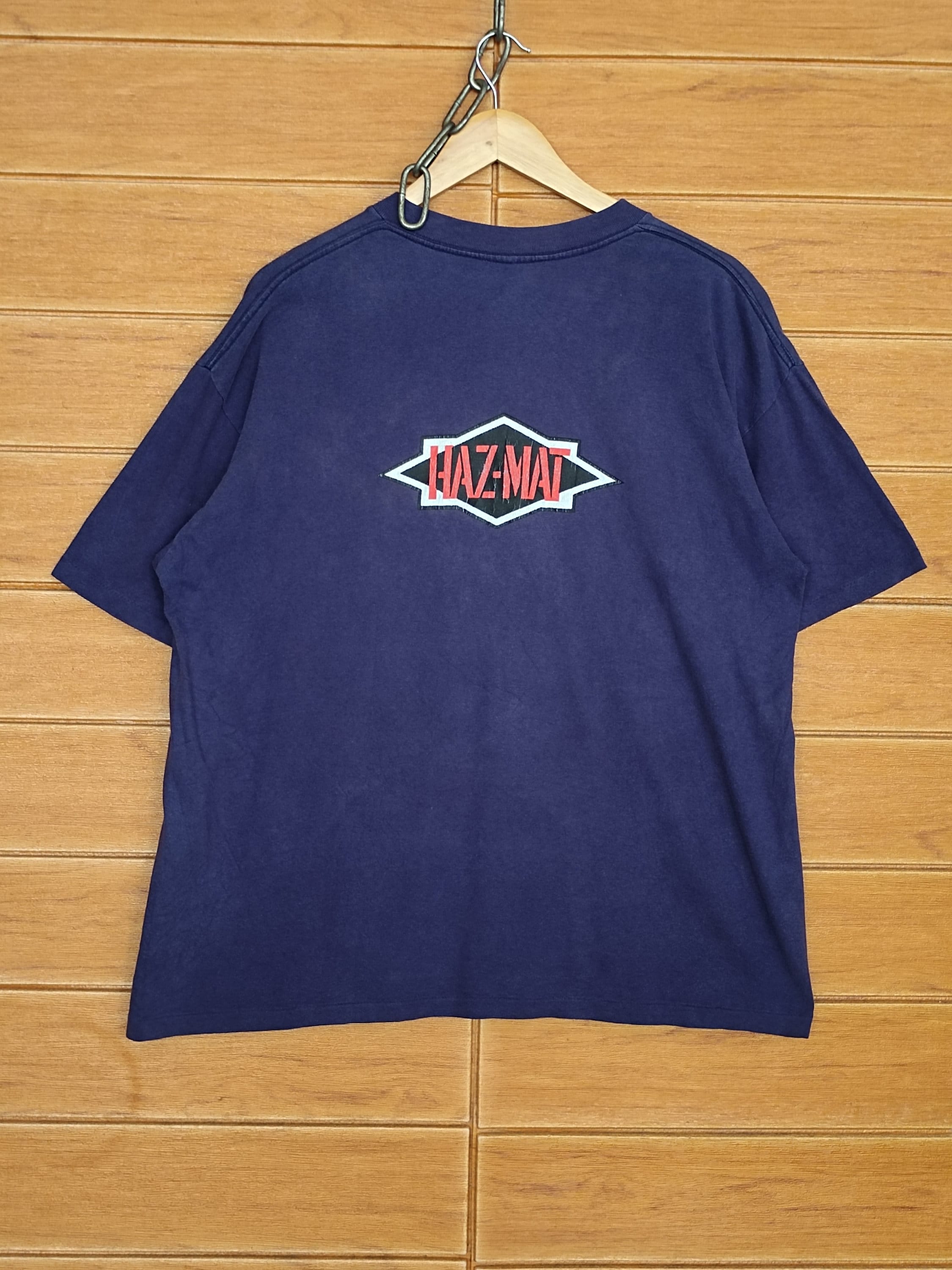 Vintage 90s HAZ-MAT “hazardous Materials” Spellout T-shirt / Size