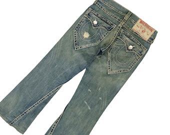 \" True Religion \" Pants（made in USA） True Religion Ricky Super QT Jeans Size 36 Vintage Made In