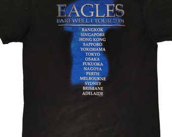 Vintage 00's Eagles Farewell I Tour 2004 T-shirt Size L - Etsy