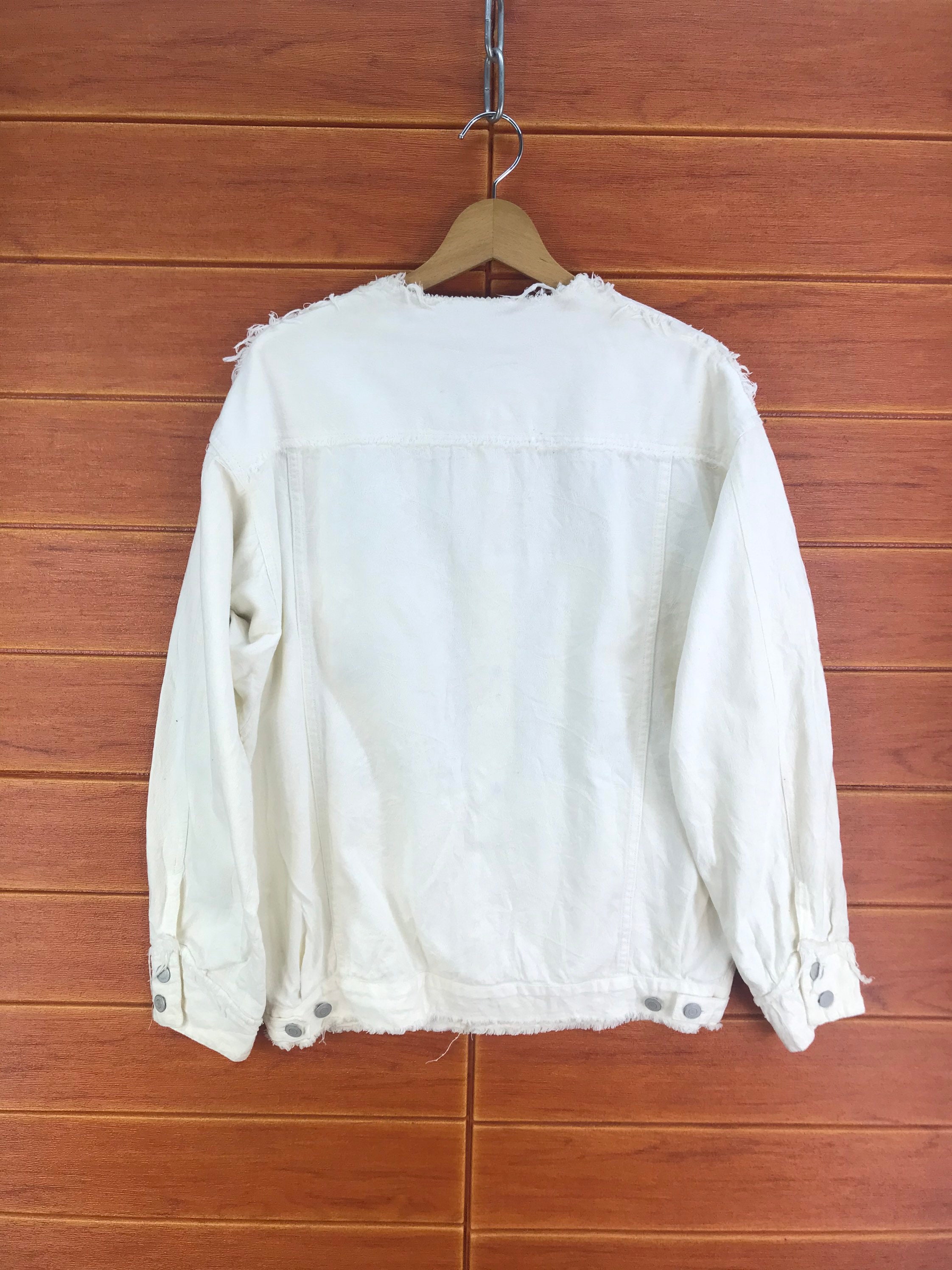 Vintage Iroquois Neckless Denim Jacket / Made in Japan / Japanese 