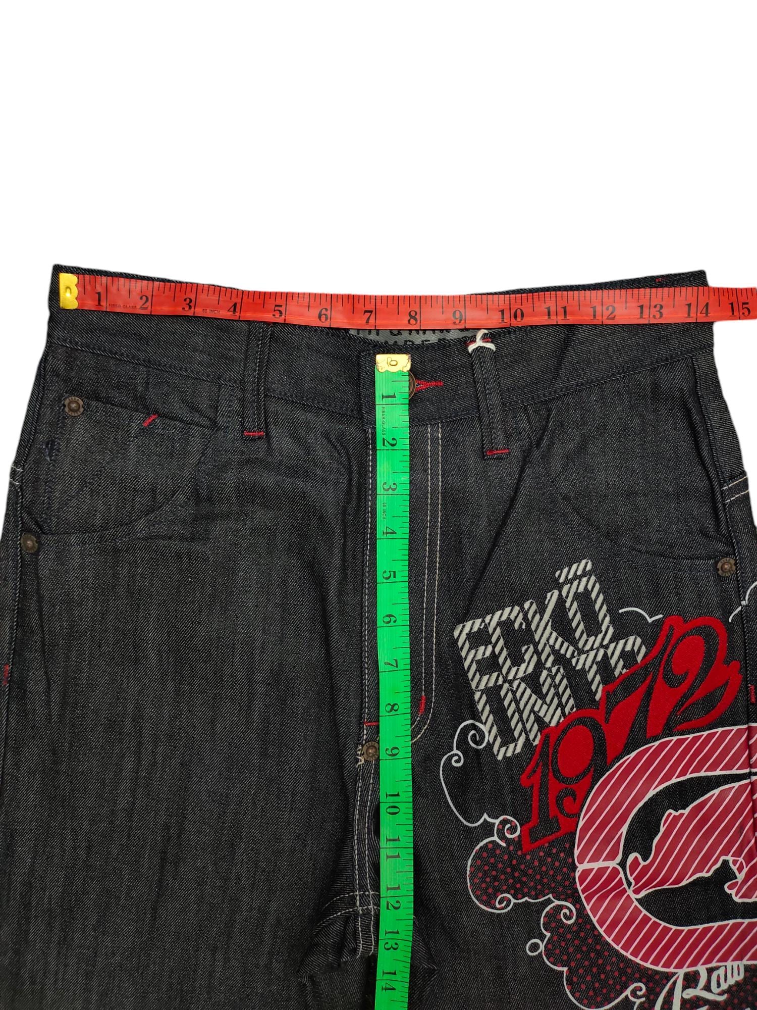 W28x32.5 Vintage Y2k Ecko Unltd Big Logo Rhino Graffiti