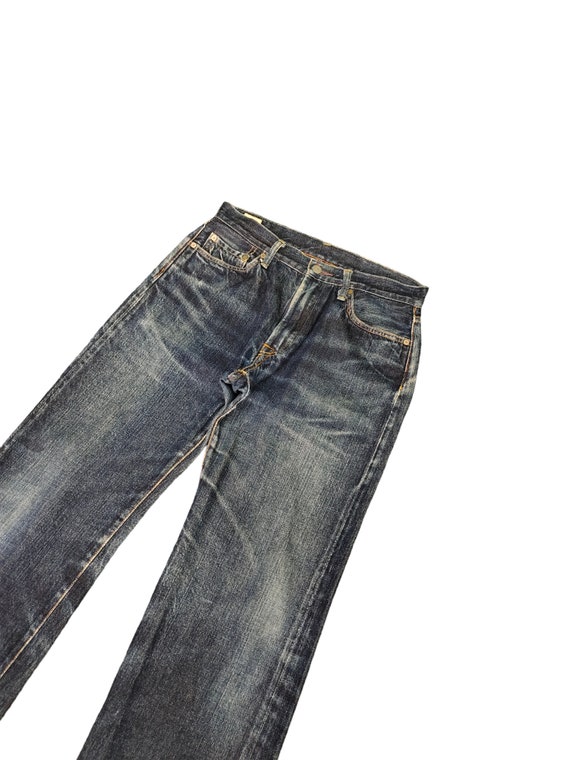 Vintage 90s R 45RPM Clawmarks Indigo Denim Jeans S
