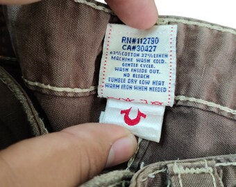True Religion フレアジーンズ：ヴィンテージ Y2K デニム ブーツカット