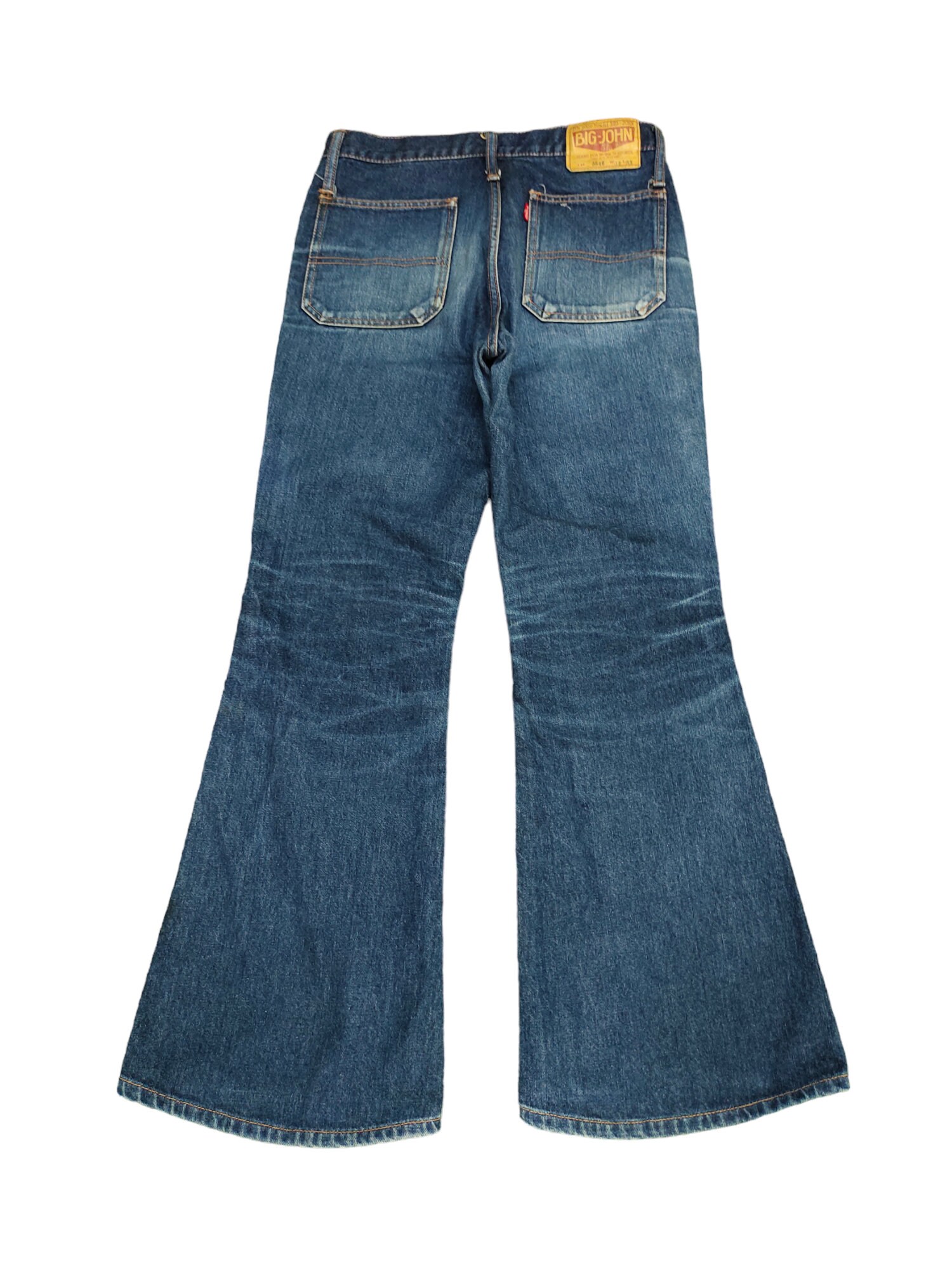 Flare Jeans Big John Distress Faded Bootcut Bell Bottom 80s