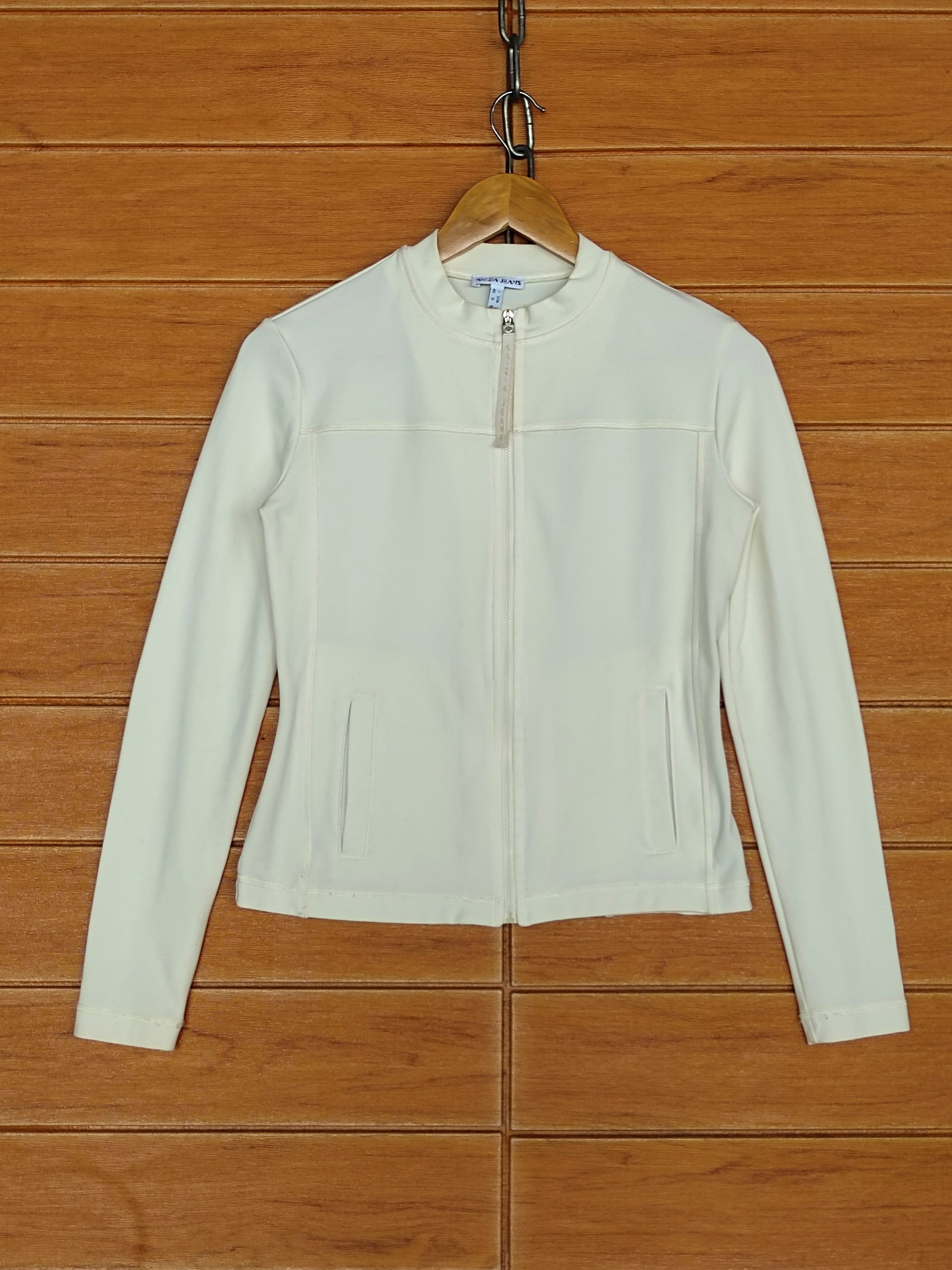 Krizia Jeans Cream Stretch Sweater - Made in Italy - Size S - Etsy