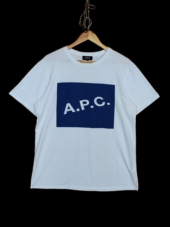 Vintage A.P.C Spell Out T-shirt / Rue Madame Paris / Made in Japan