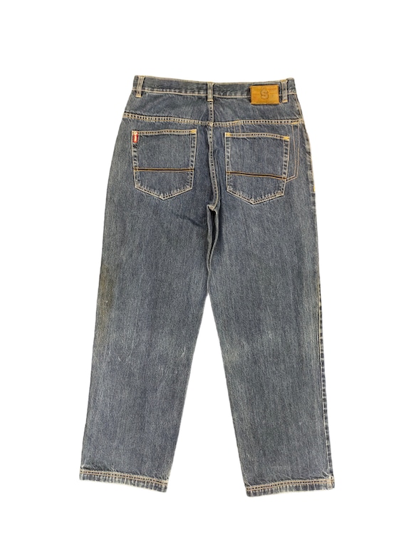 W34x30 Baggy Jeans Shady Ltd Eminem Denim Wide Loose Y2k