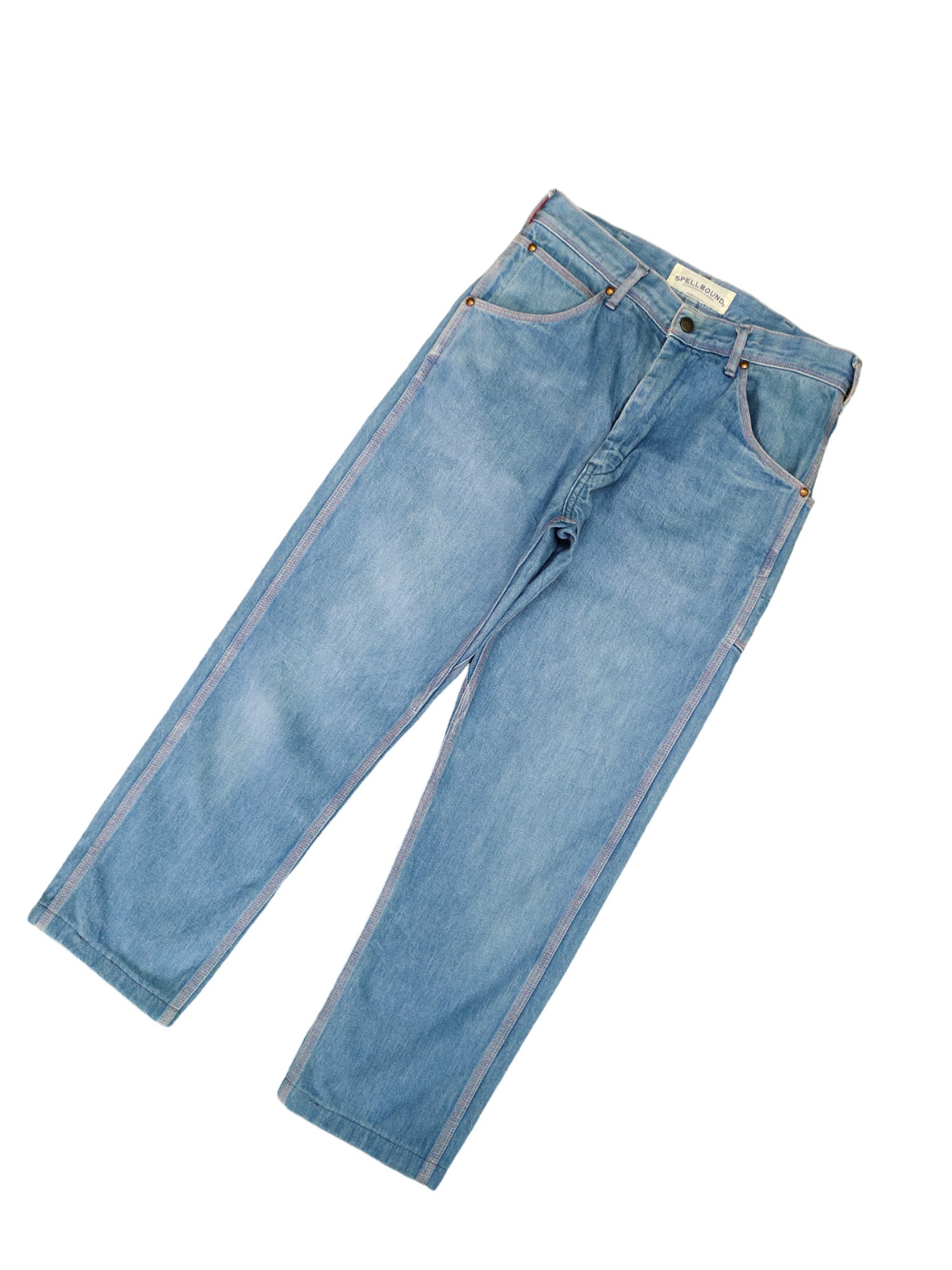 パンツ SPELL BOUND light denim painter pants Spellbound Pants Size 34 W36xl32 Spell Bound Carpenter Pants