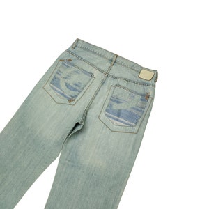 W38x33 Baggy Jeans Ecko Embroidered Pocket Denim Wide Y2k Jnco Vintage Hip Hop Rapper Skateboard Ecko Unltd Pelle Pelle Southpole Waist 38