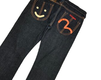 Vintage Evisu Selvedge Denim Jeans - Yamane Seagull Smile