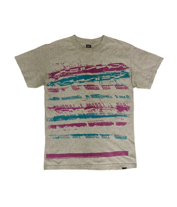 Vintage Oakley Abstract T-shirt Y2K Streetwear - Size M - Etsy