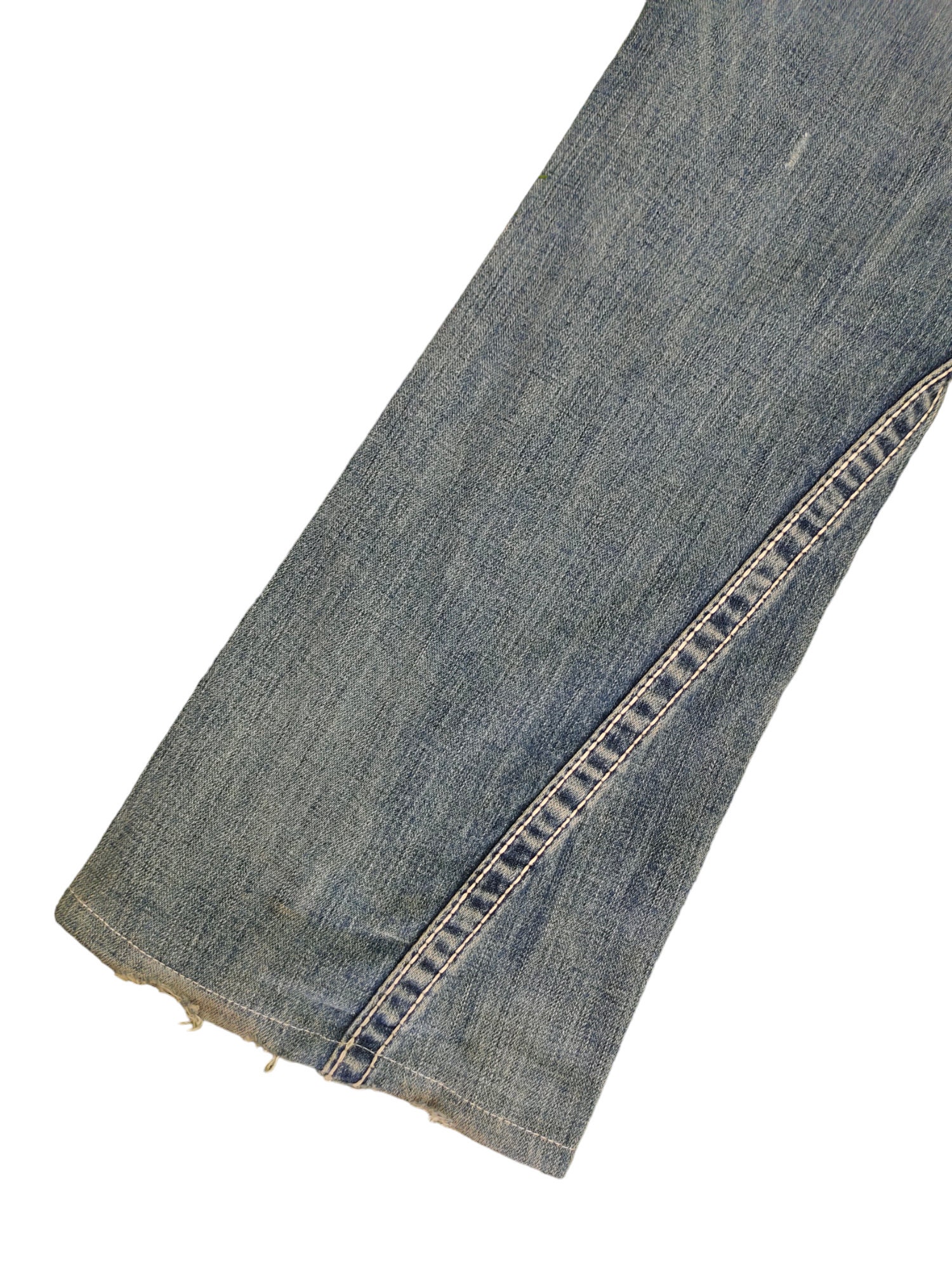 True Religion Flare Jeans: Frankie Big T, Distressed Boot