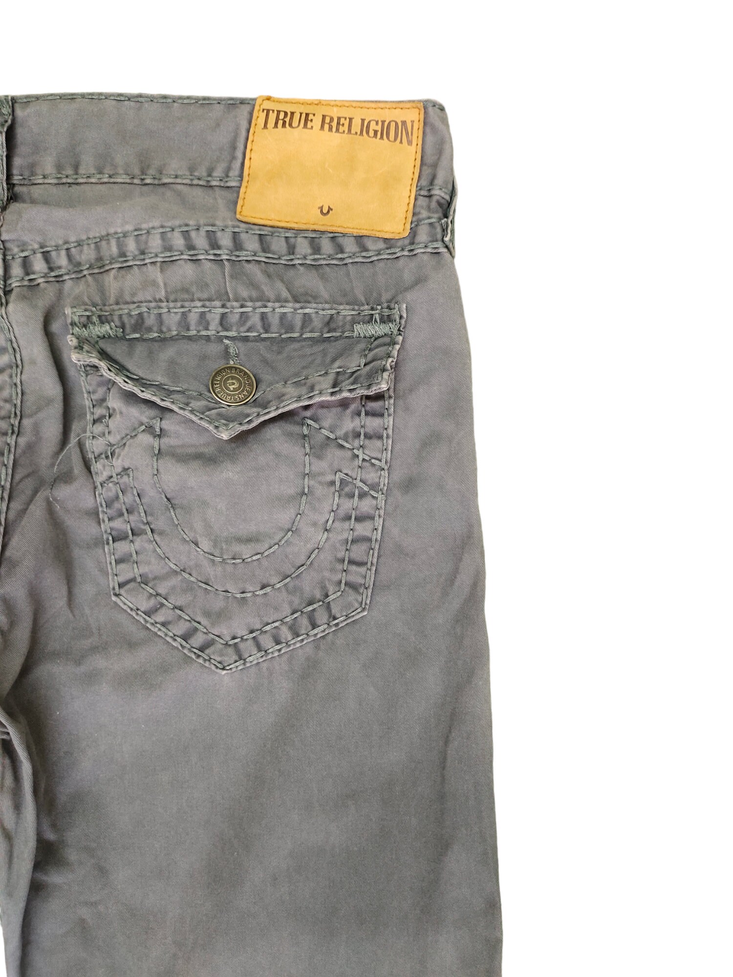 Vintage True Religion Ricky Relaxed Straight Jeans - W36, Made in 