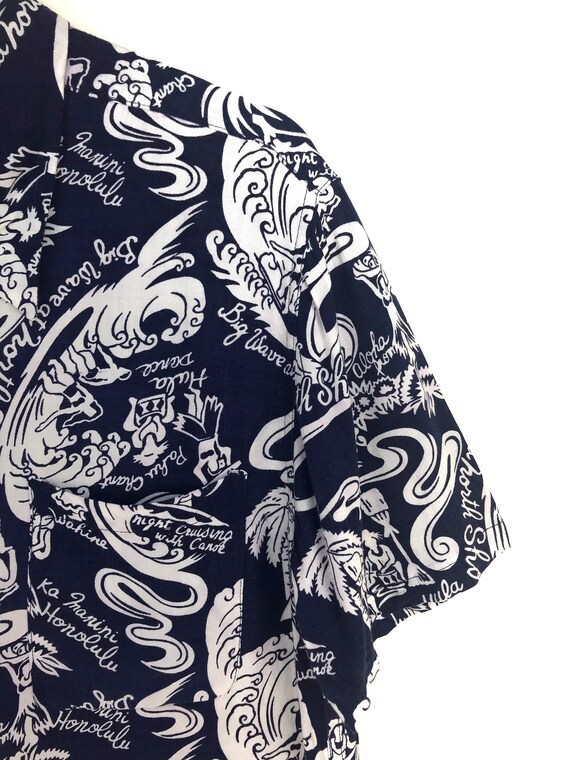 Hula Girls Vintage Aloha Hawaiian Shirt