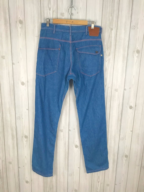 Vintage Style Rare Carhartt Workwear Selvedge Jeans Wood Sign