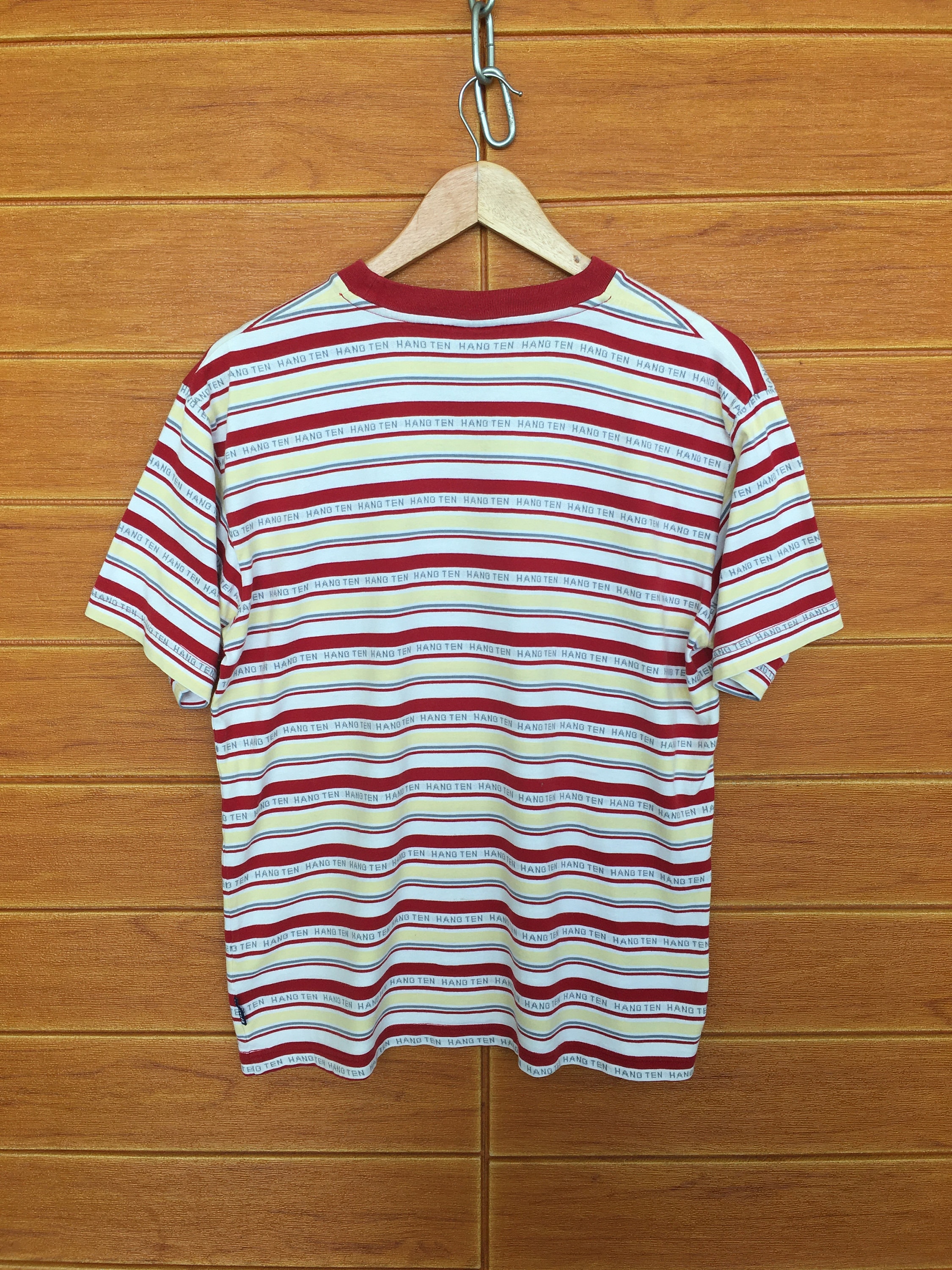 Vintage s Hang Ten Striped T shirt / Rockabilly / Surf Style   Etsy