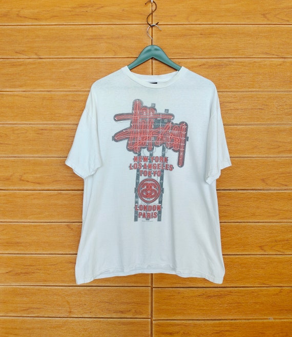 Vintage 00s Stussy Tour T-shirt / 2009 7star Design / Stussy