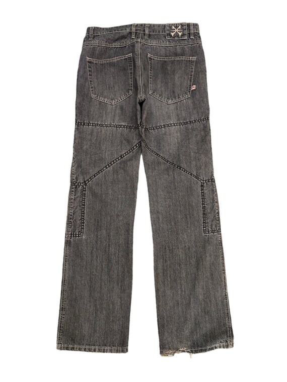 【YOURNUS】Open Vintage Over Wide Denim YMI Denim Jeans Vintage 90s Distressed – Size 0 - Pockets