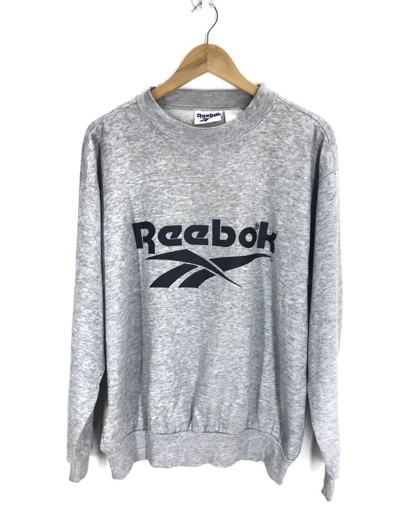 Vintage REEBOK Spell Out Big Logo Sweatshirt Hip Hop Swag Streetwear Large  Size - Etsy