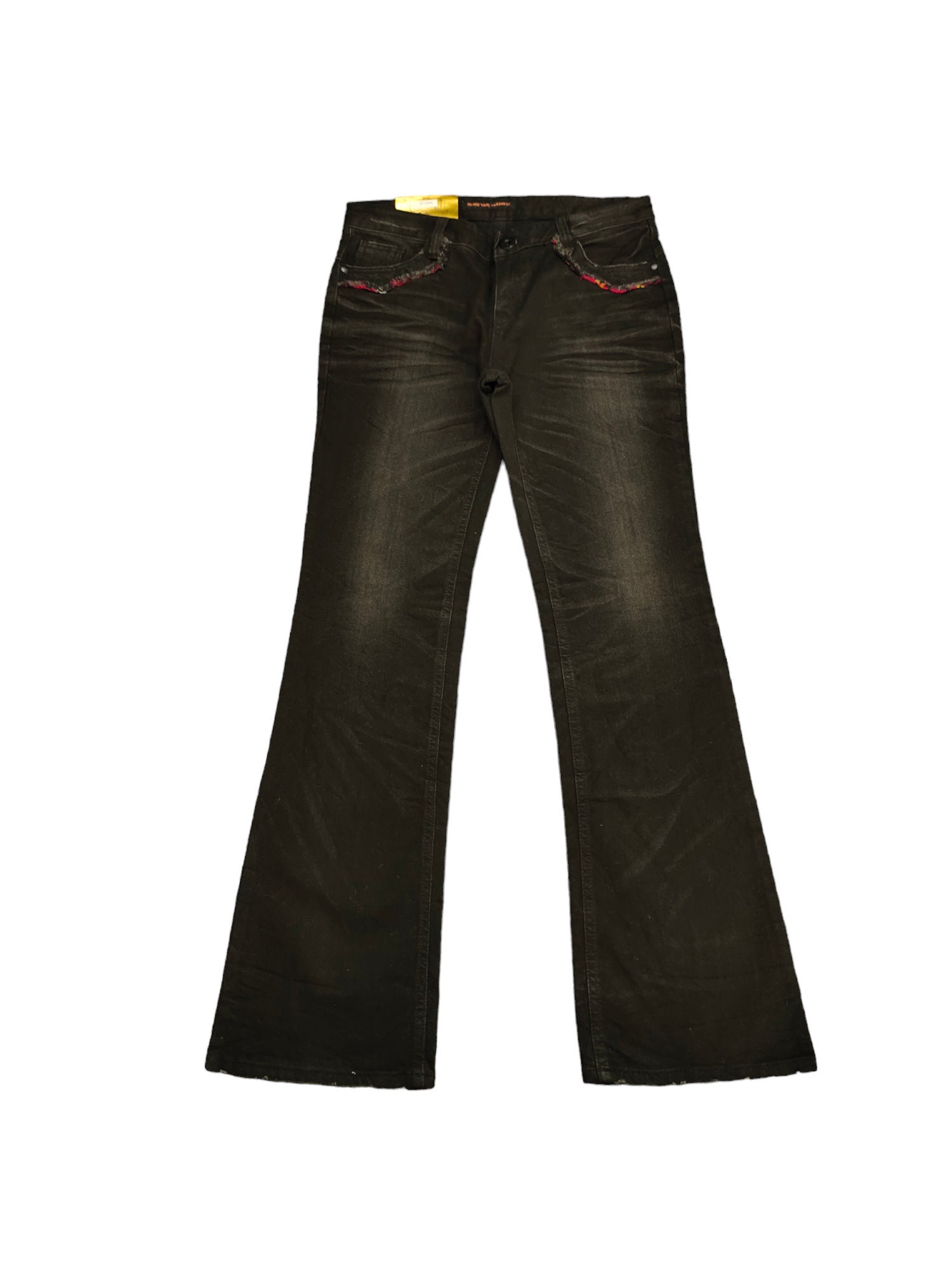 W29x29.5 Flare Jeans Zero Time Clawmark Denim Bootcut Low