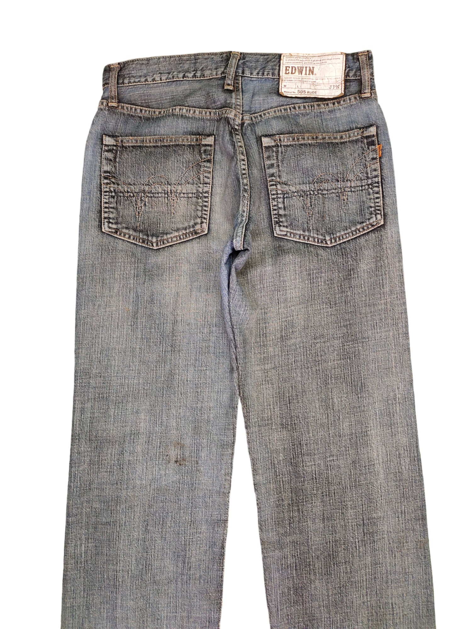 Vintage Y2K Edwin Loose Denim Jeans - Sulfur Wash, W31 L33 - Etsy