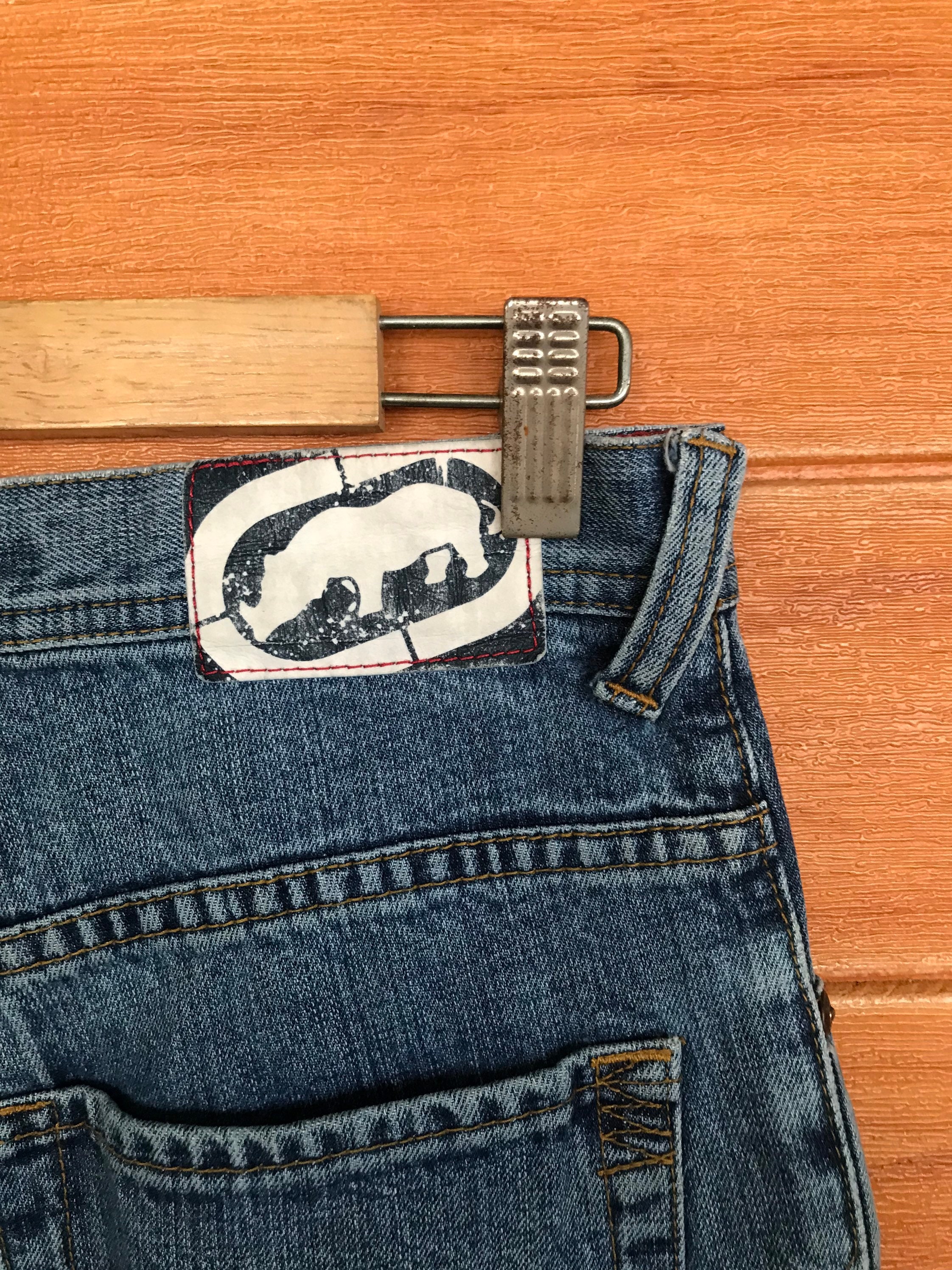 W29x28 Vintage 90s Ecko Unltd Baggy Denim Jeans Tupac W29x28 Vintage 90s Ecko Unltd Baggy Denim Jeans Tupac