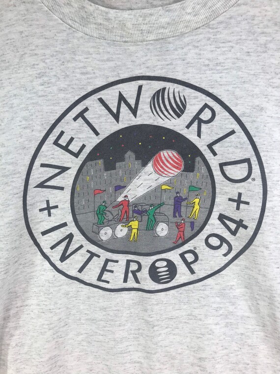 ヴィンテージ 90 年代 Networld Interop ワールド ツアー 1994 T 