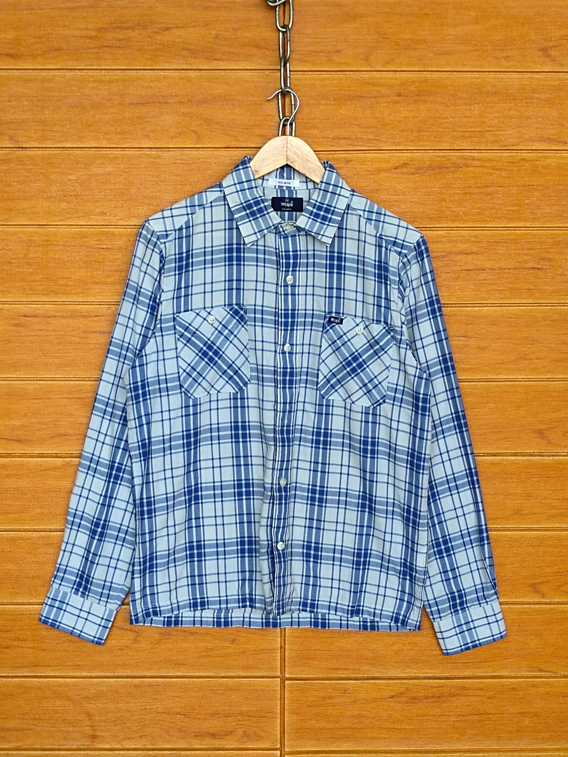 Vintage WTAPS 'RISE ABOVE' Plaid Button up Shirt / - Etsy