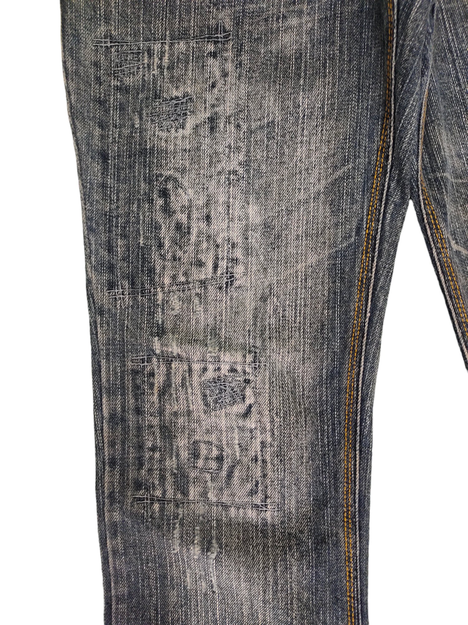 Vintage Studded Flare Jeans, Faded Y2K Style, Waist 30 - Etsy