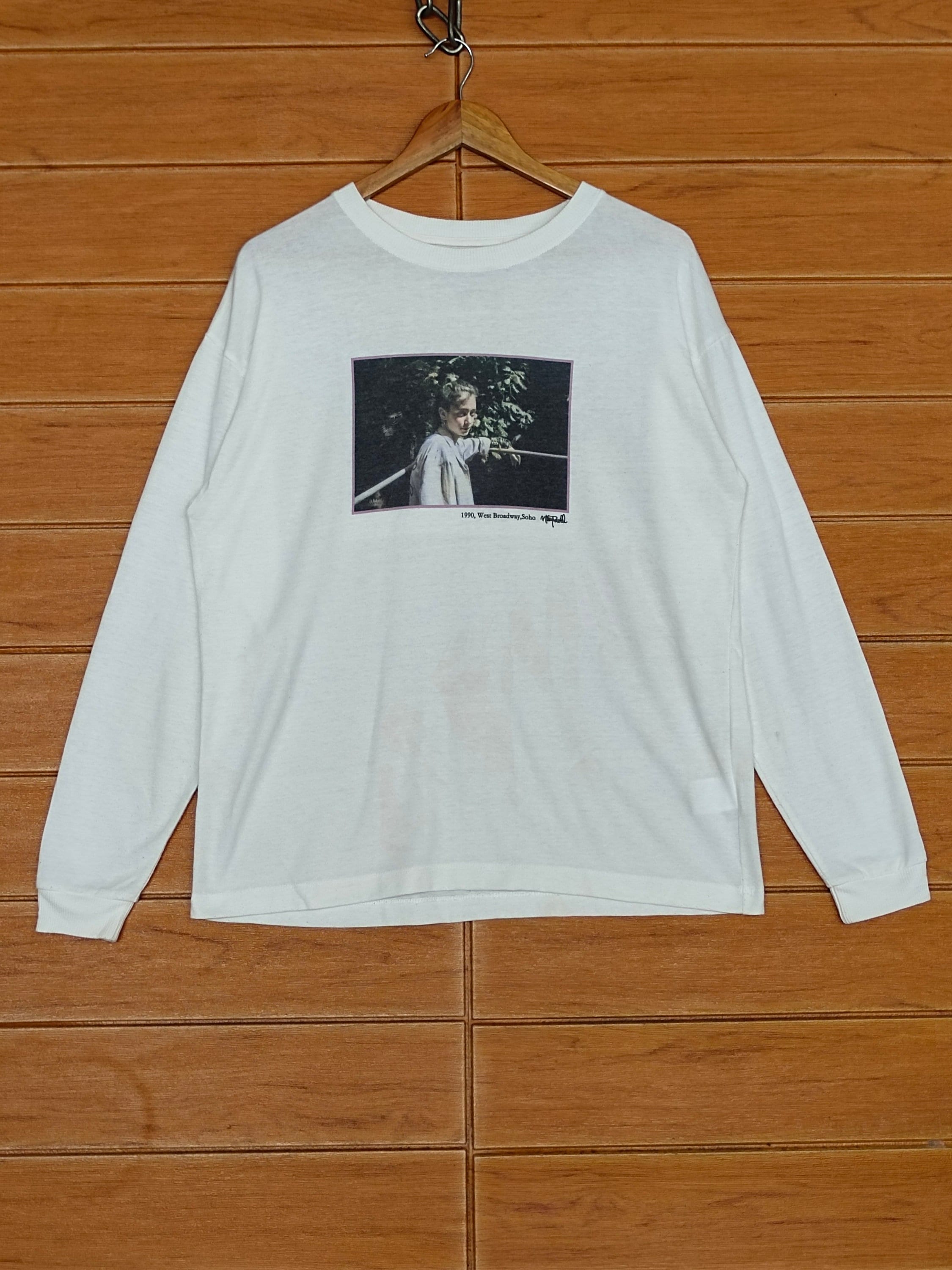 稀少　M.V.P. Ricky Powell Big L　フォトTシャツ ヴィンテージ 1990年 リッキー・パウエル写真プリント長袖Tシャツ