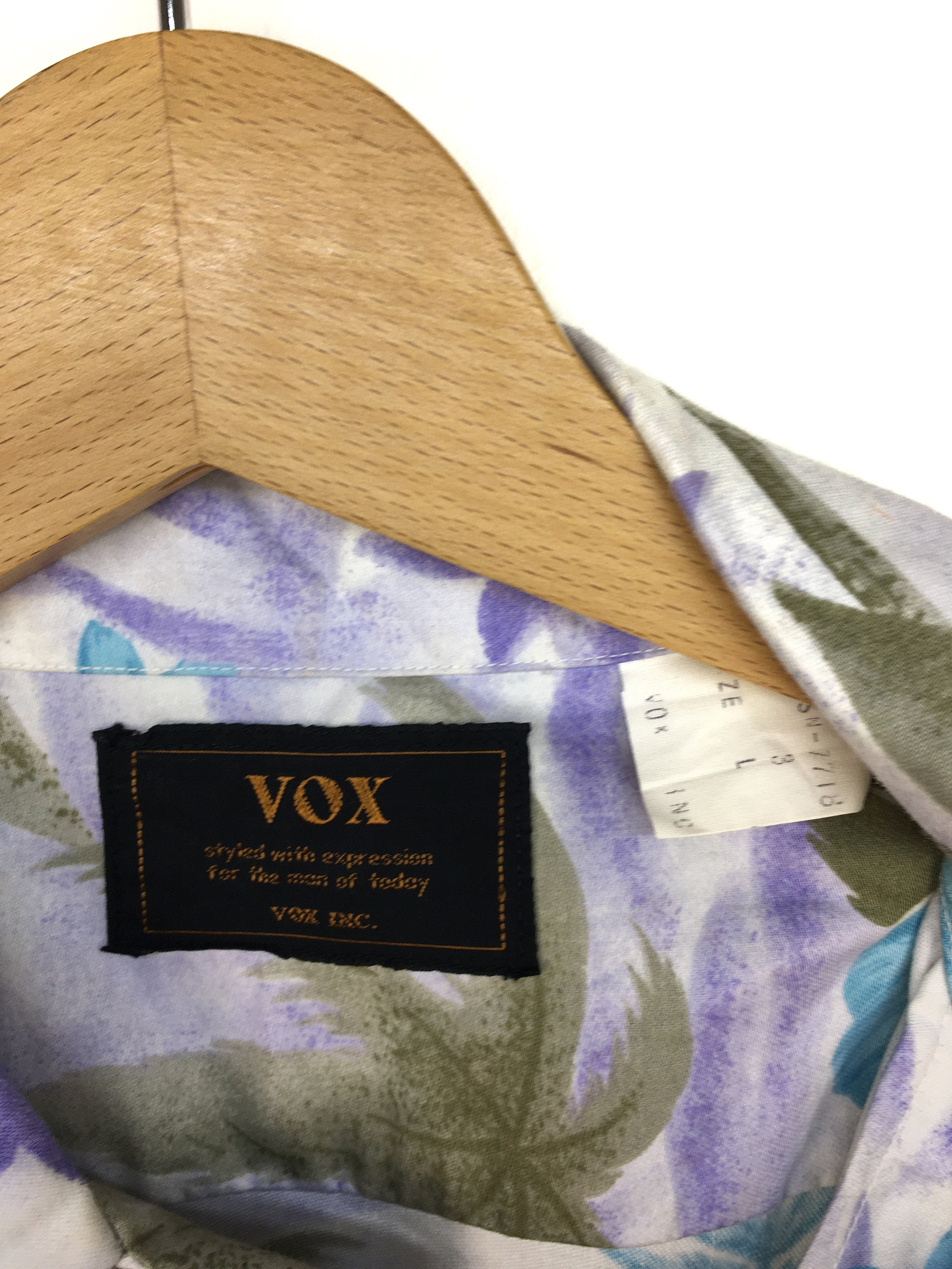 Vintage VOX Hibiscus Coconut Trees Hawaiian Shirt / Aloha Wear | Etsy