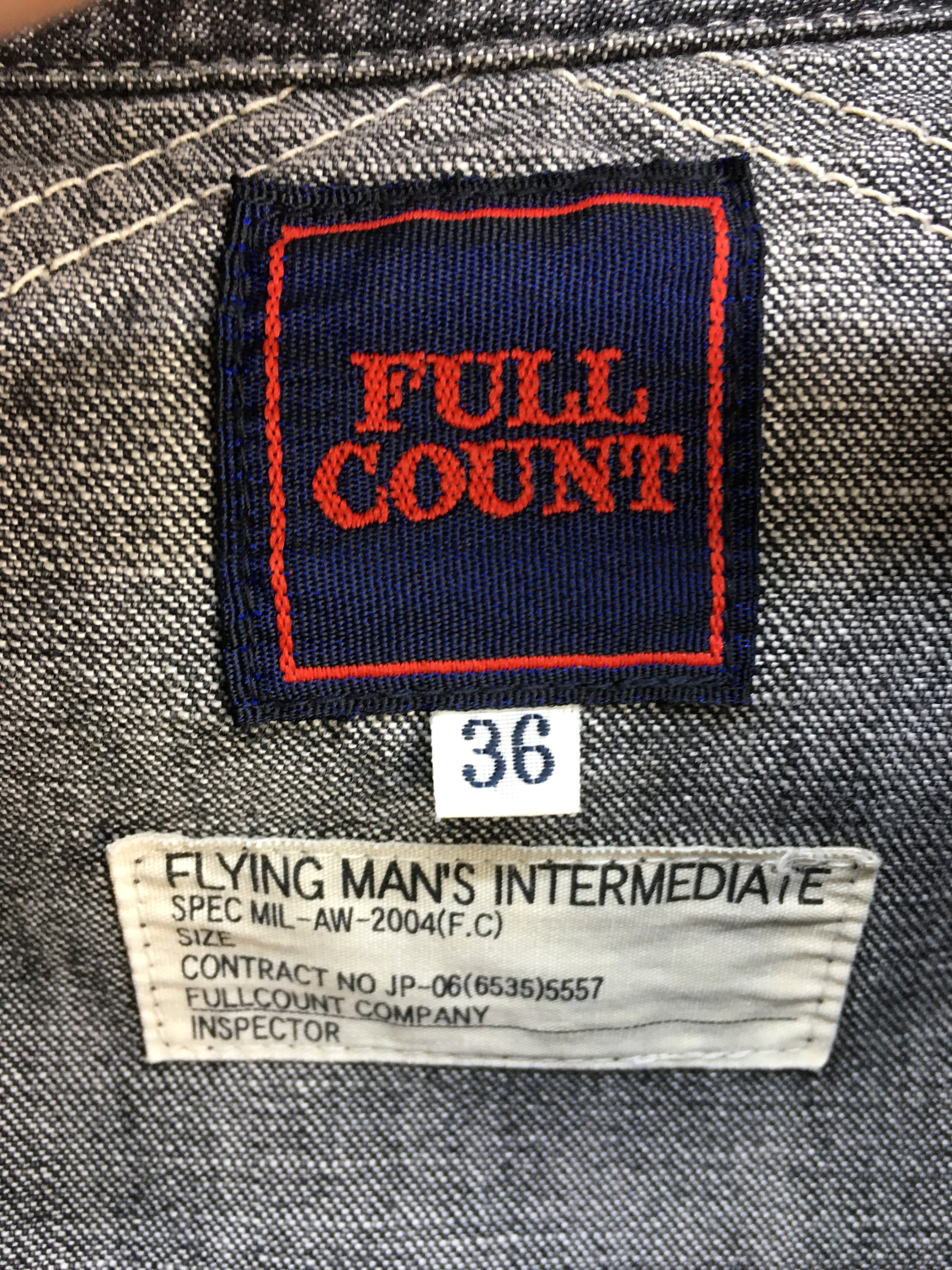 Vintage FULLCOUNT Flying Man Intermediate Denim Jacket | Etsy