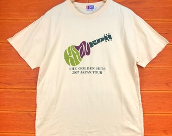 Vintage 2000s KAZUKO The Golden Hits 2007 Japan Tour T-Shirt / Size L