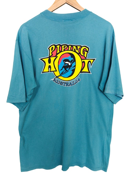 Vintage 90s Piping Hot Australia Surfing T-shirt - Oversized Fit