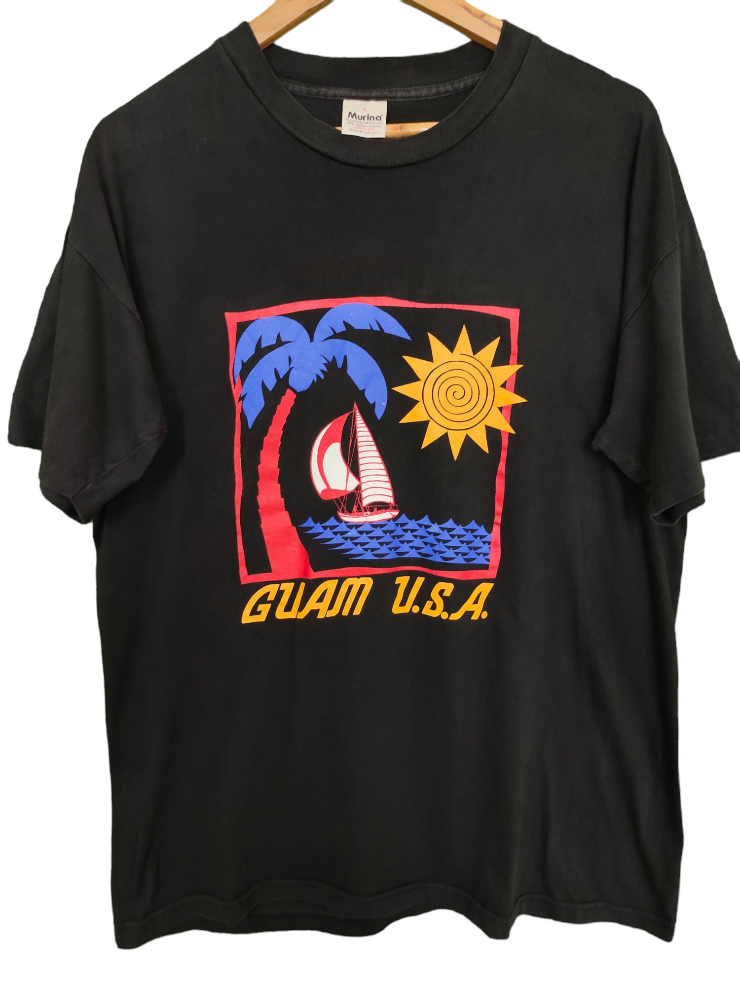 Tシャツ・カットソー Luxury Street Wear vintage long tee guamao mtl unisexual S010c545bbfd54e189abc7b6e242c1