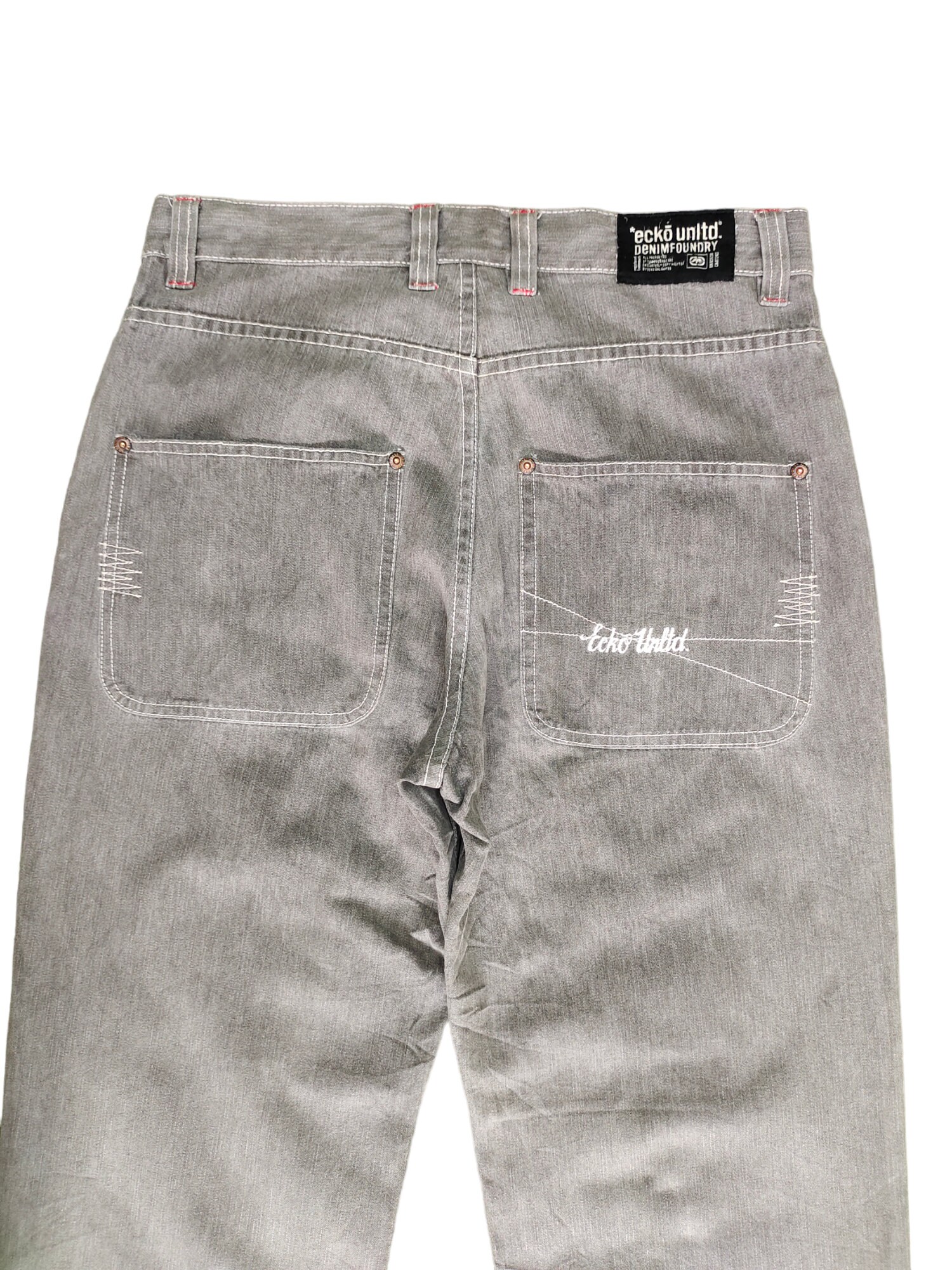 Ecko Unltd Baggy Jeans: Y2K Hip Hop Wide Leg Denim (w32x28.5) - Etsy