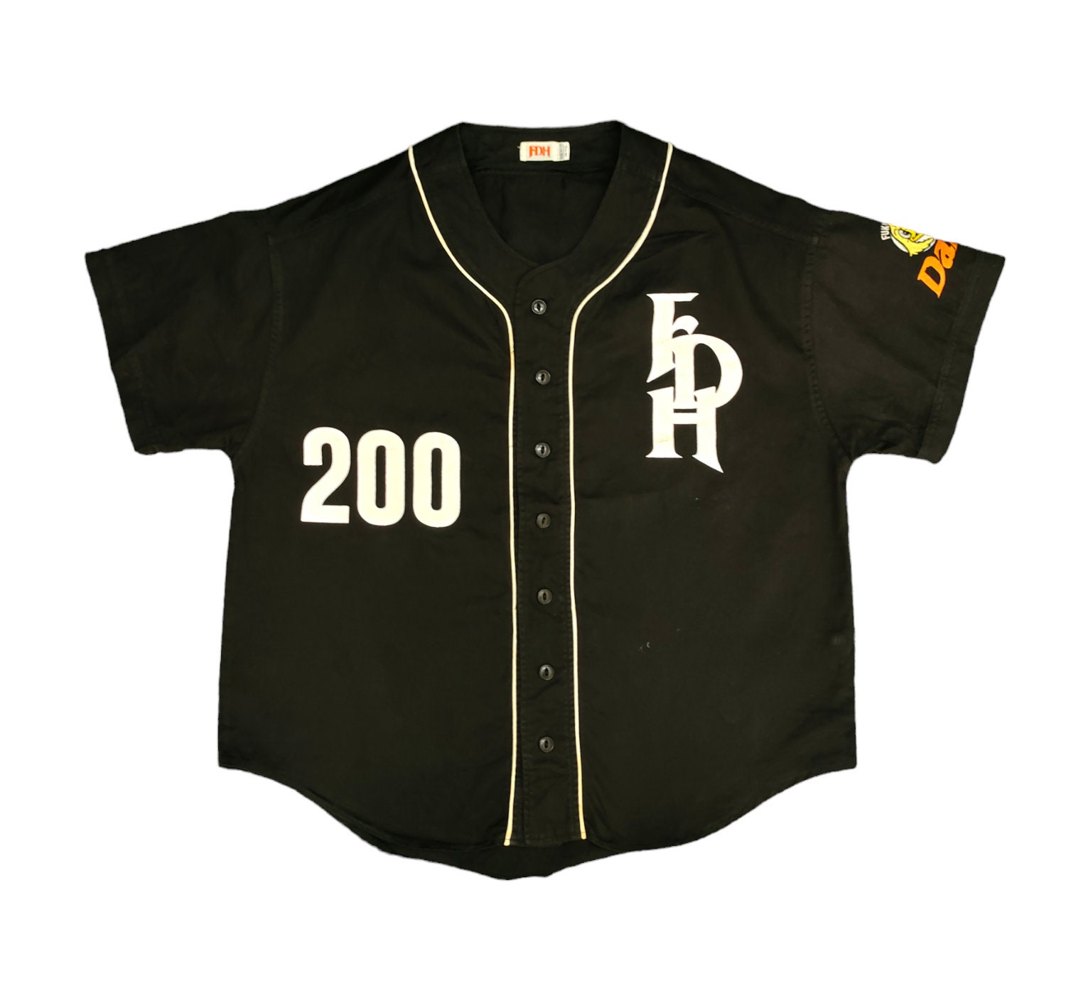 Mサイズ HAWKS BASEBALL SHIRT NO COFFEE ver. New Retro NPB Japan Fukuoka Softbank Hawks Baseball Jersey